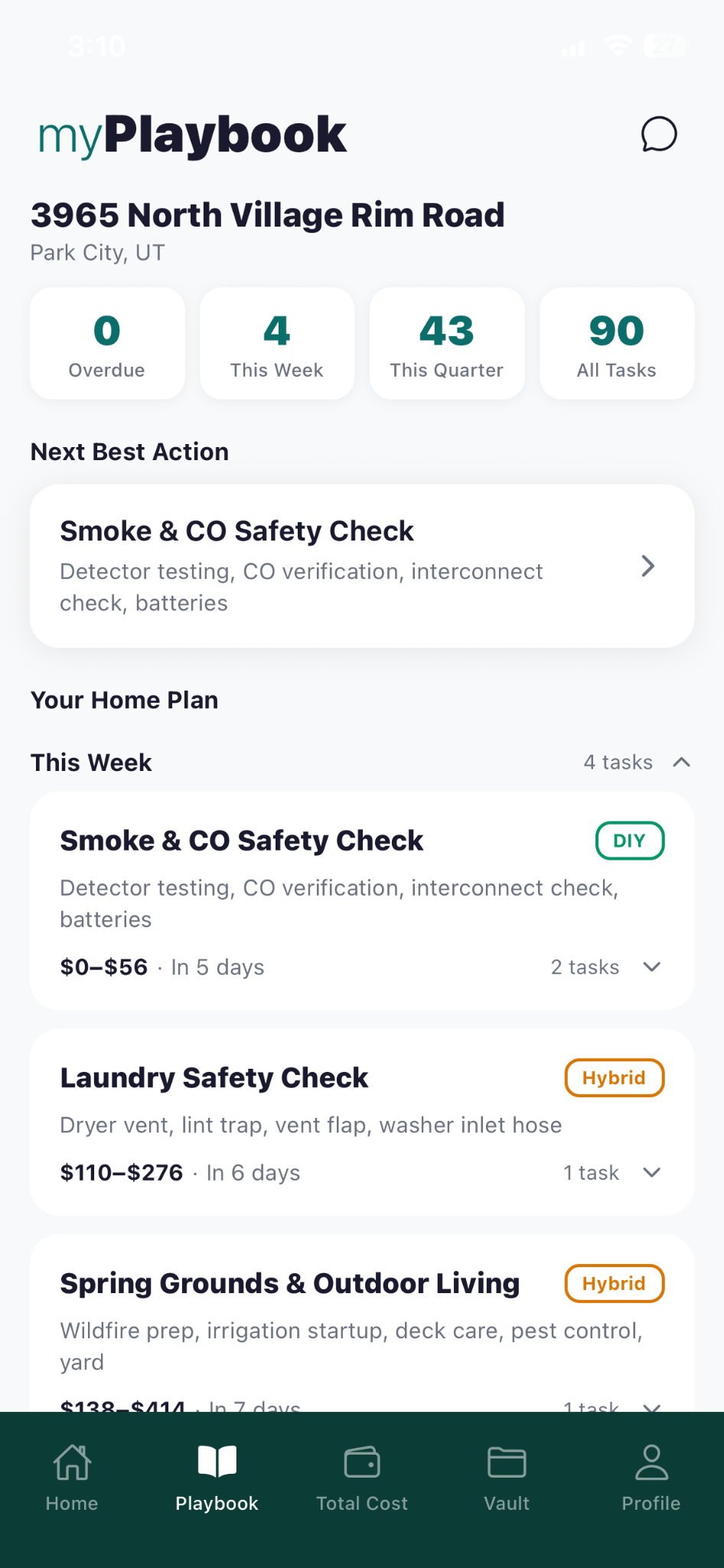 caset playbook screen